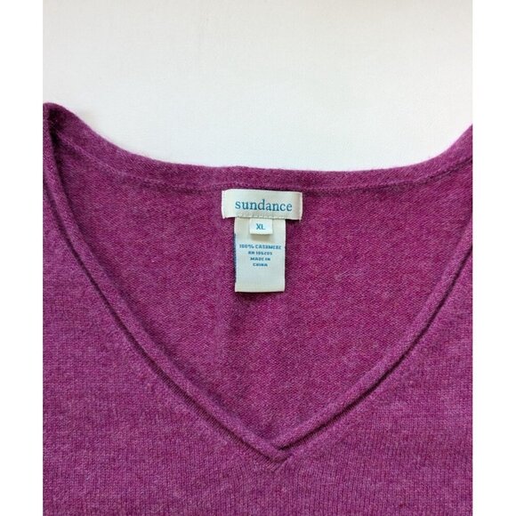 Sundance Purple V-Neck Sweater - Picture 6 of 11